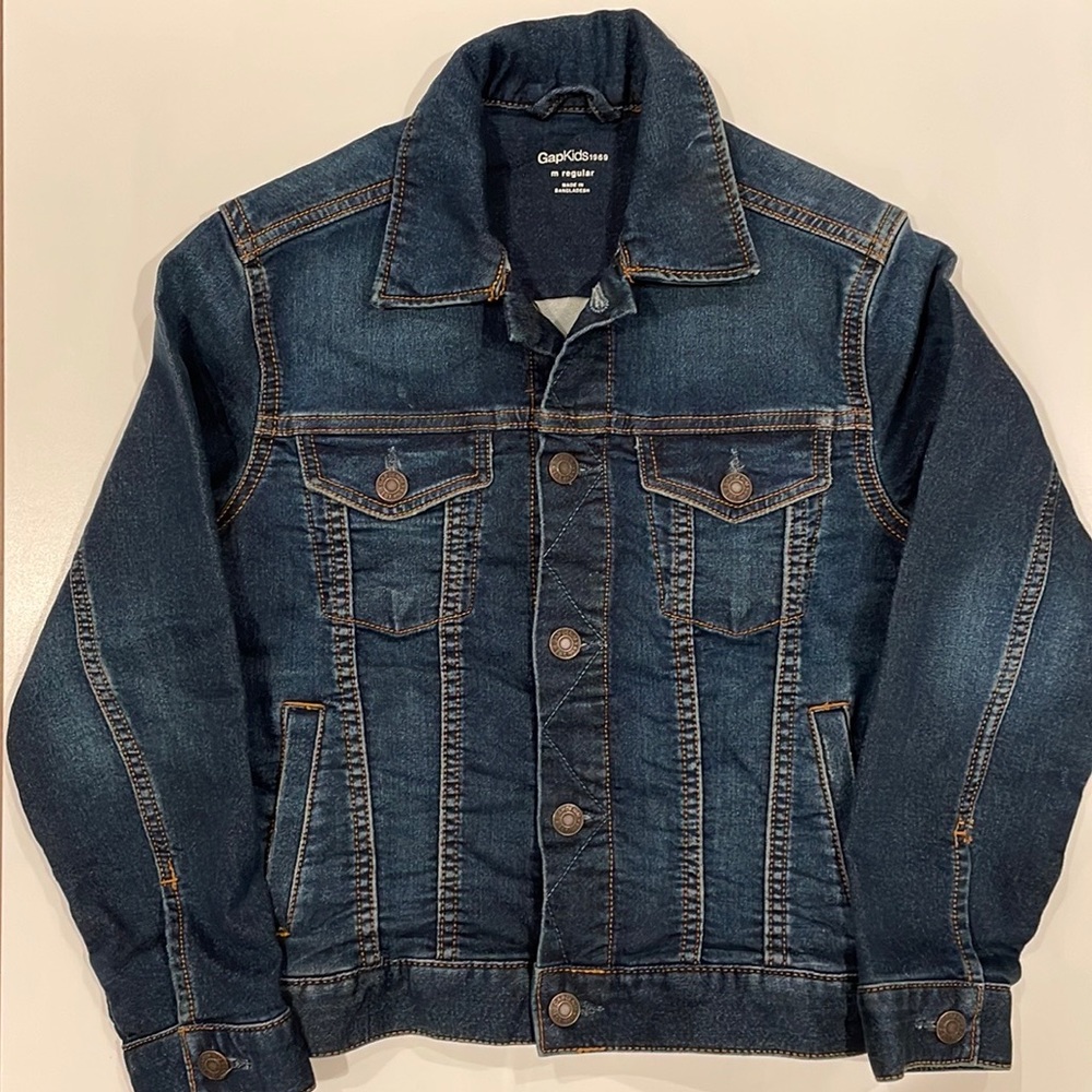 GapKids Size Youth Medium Dark Denim Jean Jacket
